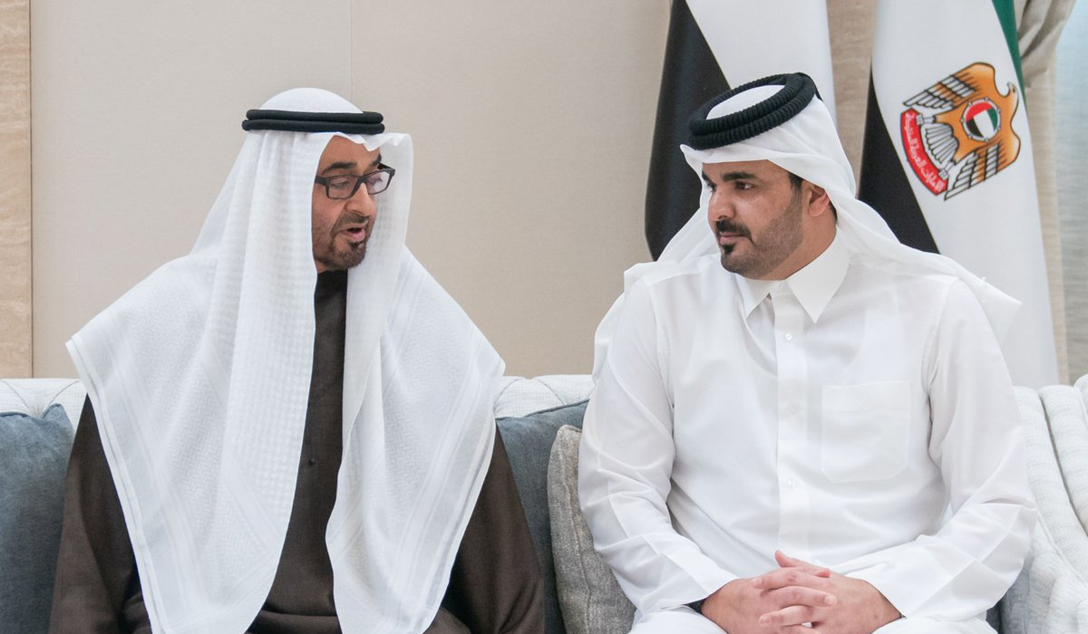 Sheikh Joaan & Sheikh Mohammed bin Zayed Al-Nahyan